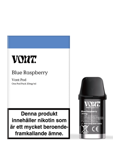 Vont Pod Blue Raspberry 20mg