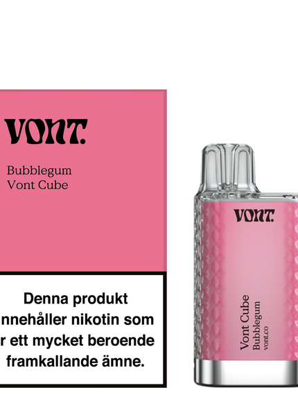 Vont Cube Bubblegum 20mg