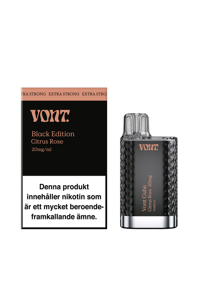 Vont Cube Black Edition Citrus Rose 20mg