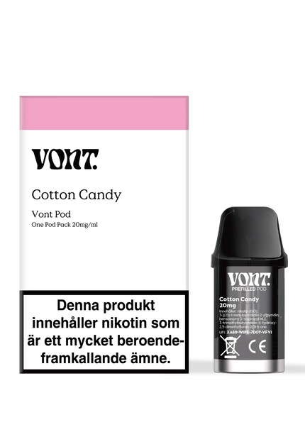 Vont Pod Cotton Candy 20mg