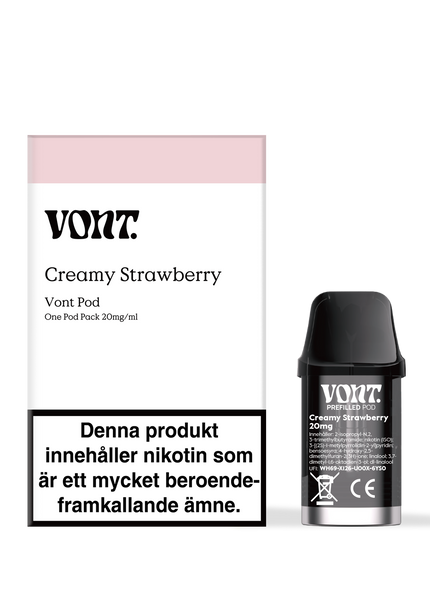 Vont Pod Creamy Strawberry 20mg