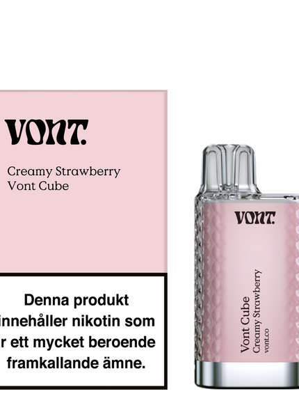 Vont Cube Creamy Strawberry 20mg