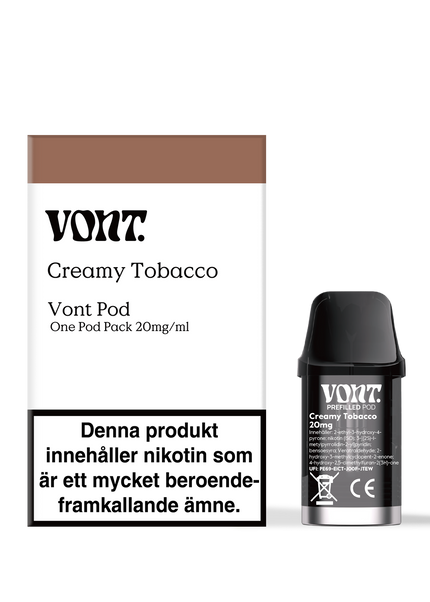 Vont Pod Creamy Tobacco 20mg