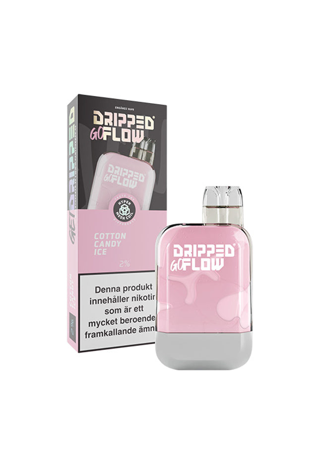 Dripped GoFlow Cotton Candy Ice Engångs Vape 20 mg