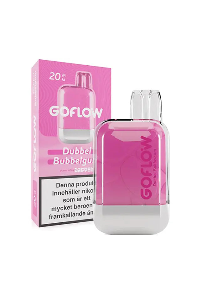 Dripped GoFlow Double Bubblegum Engångs Vape 20 mg
