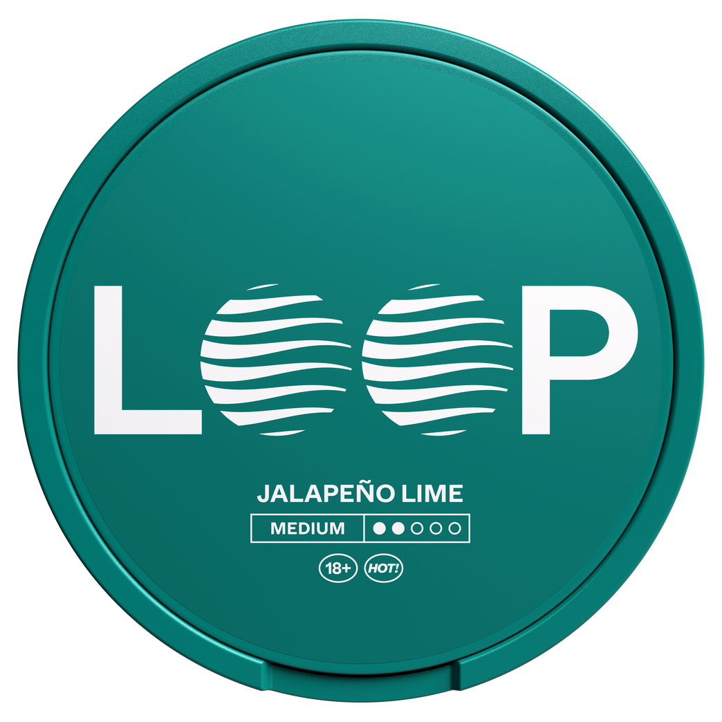 Loop Jalapeno Lime Normal - Milt vitt snus