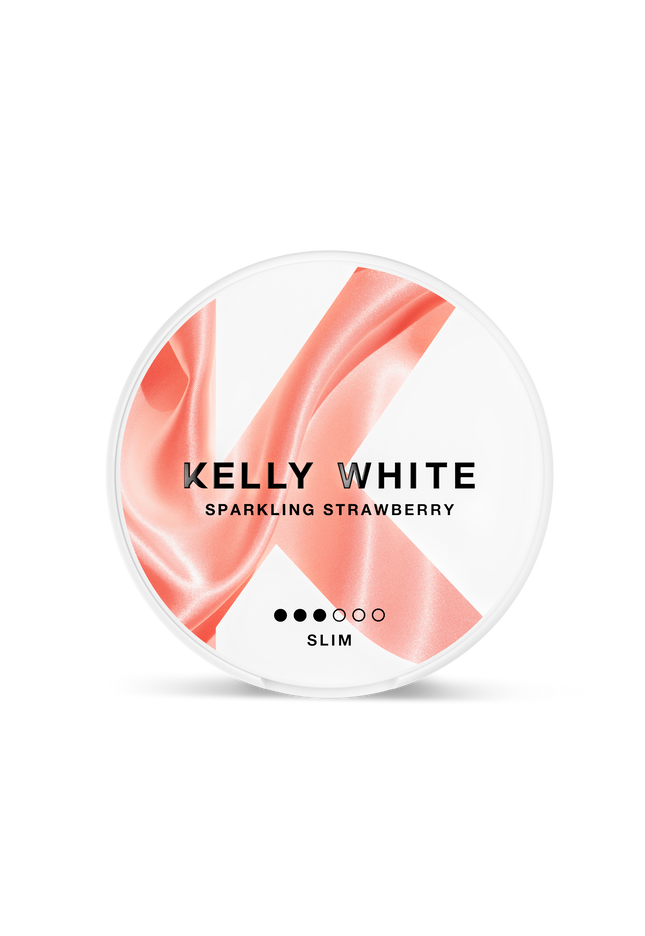 Kelly White Sparkling Strawberry Slim Normal