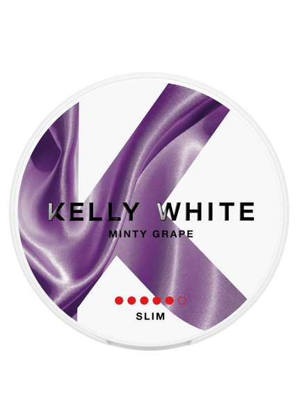 Kelly White Minty Grape Slim Extra Strong