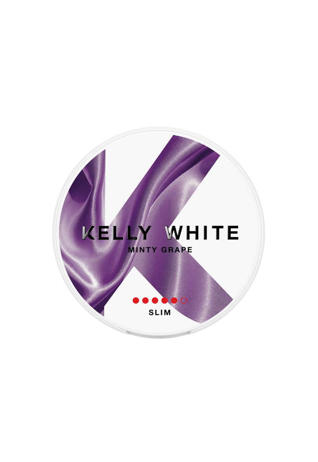 Kelly White Minty Grape Slim Extra Strong