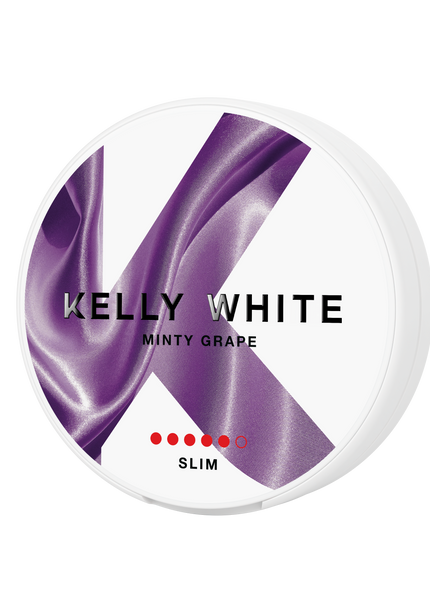 Kelly White Minty Grape Slim Extra Strong
