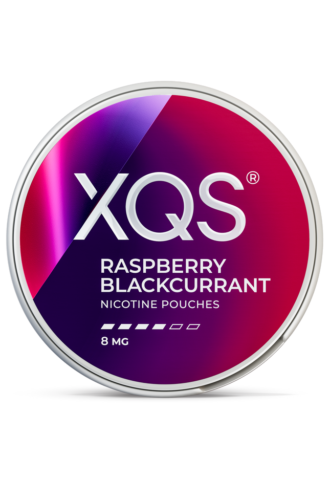 XQS Raspberry Blackcurrant 8mg