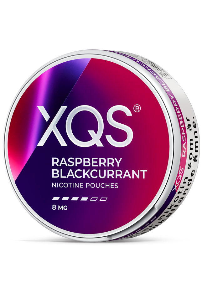 XQS Raspberry Blackcurrant 8mg