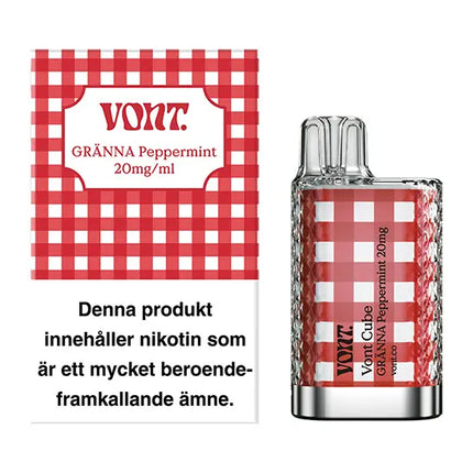 Vont Cube Gränna Peppermint 20mg