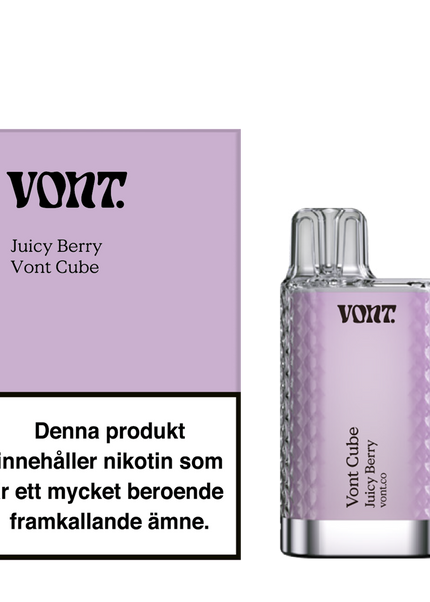 Vont Cube Juicy Berry 20mg
