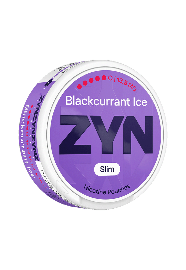 ZYN Blackcurrant Ice Slim Super Strong 13.5mg